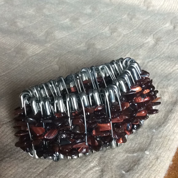 Handmade Safety Pin Bracelet - Picture 6 of 6